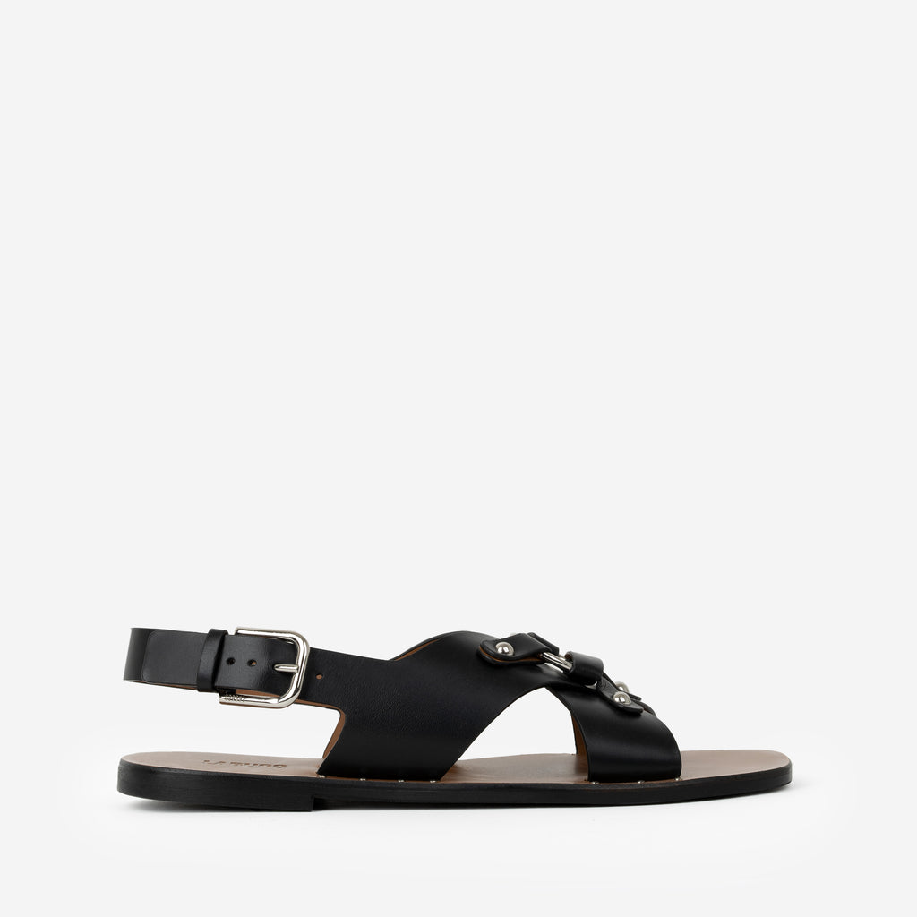 LABUCQ Mo Leather Slide Sandal women size 37 Black sale $350