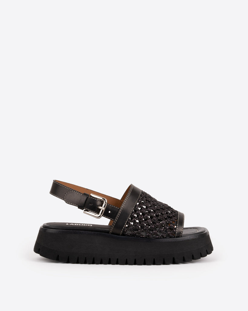Panama Sandal Black – Labucq