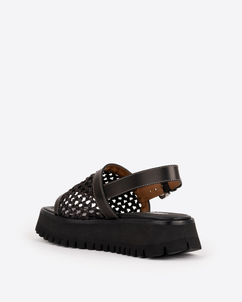 Panama Sandal Black – Labucq