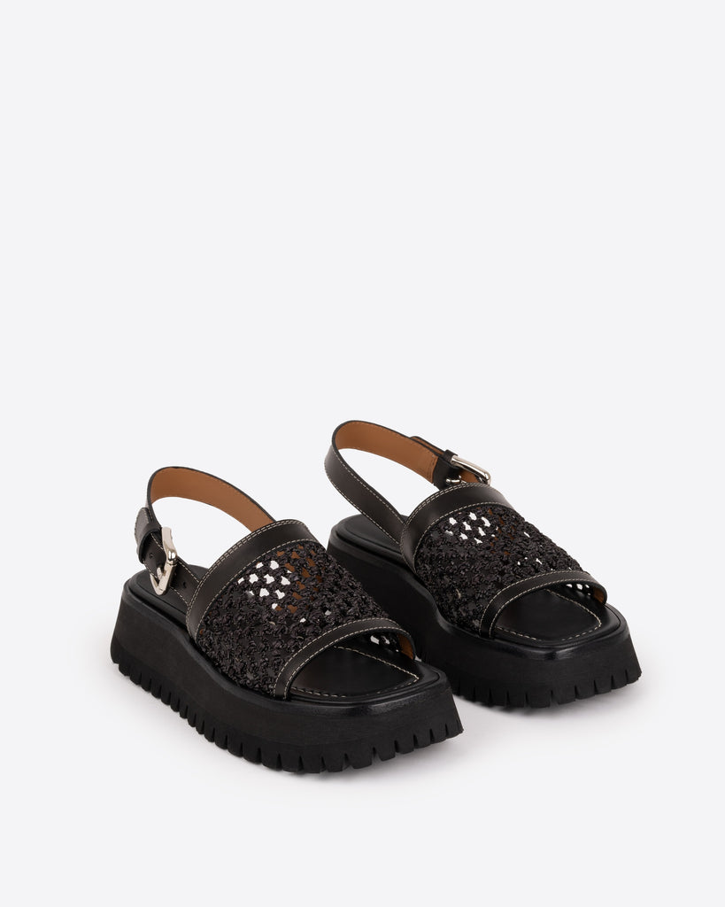 Panama Sandal Black – Labucq