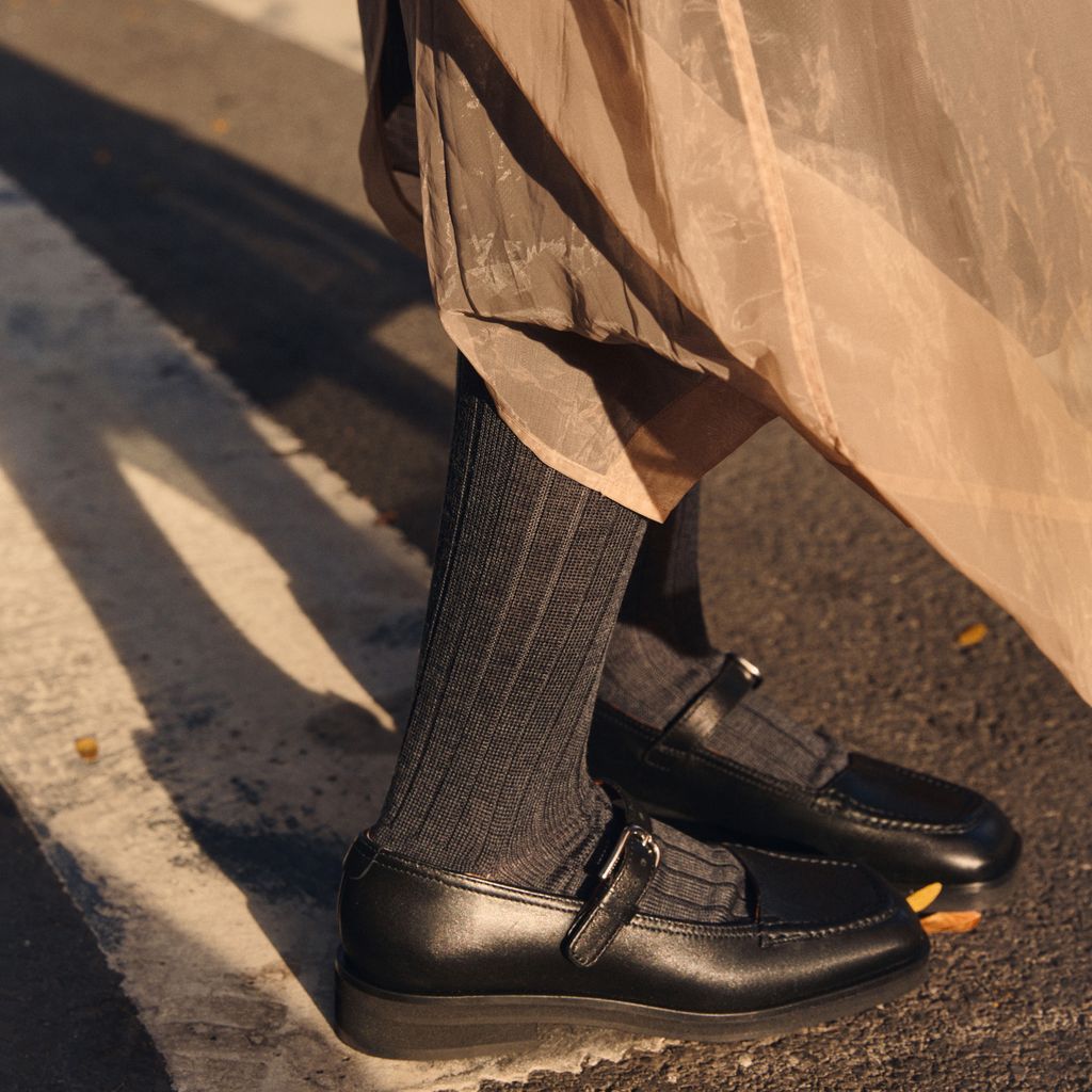 【新品未使用】KLEMAN 黒 モカシン　サイズ36（23.5㎝） 2024】【66】モカシンシューズ【5329】【Selection】【Galandrina】【S21】