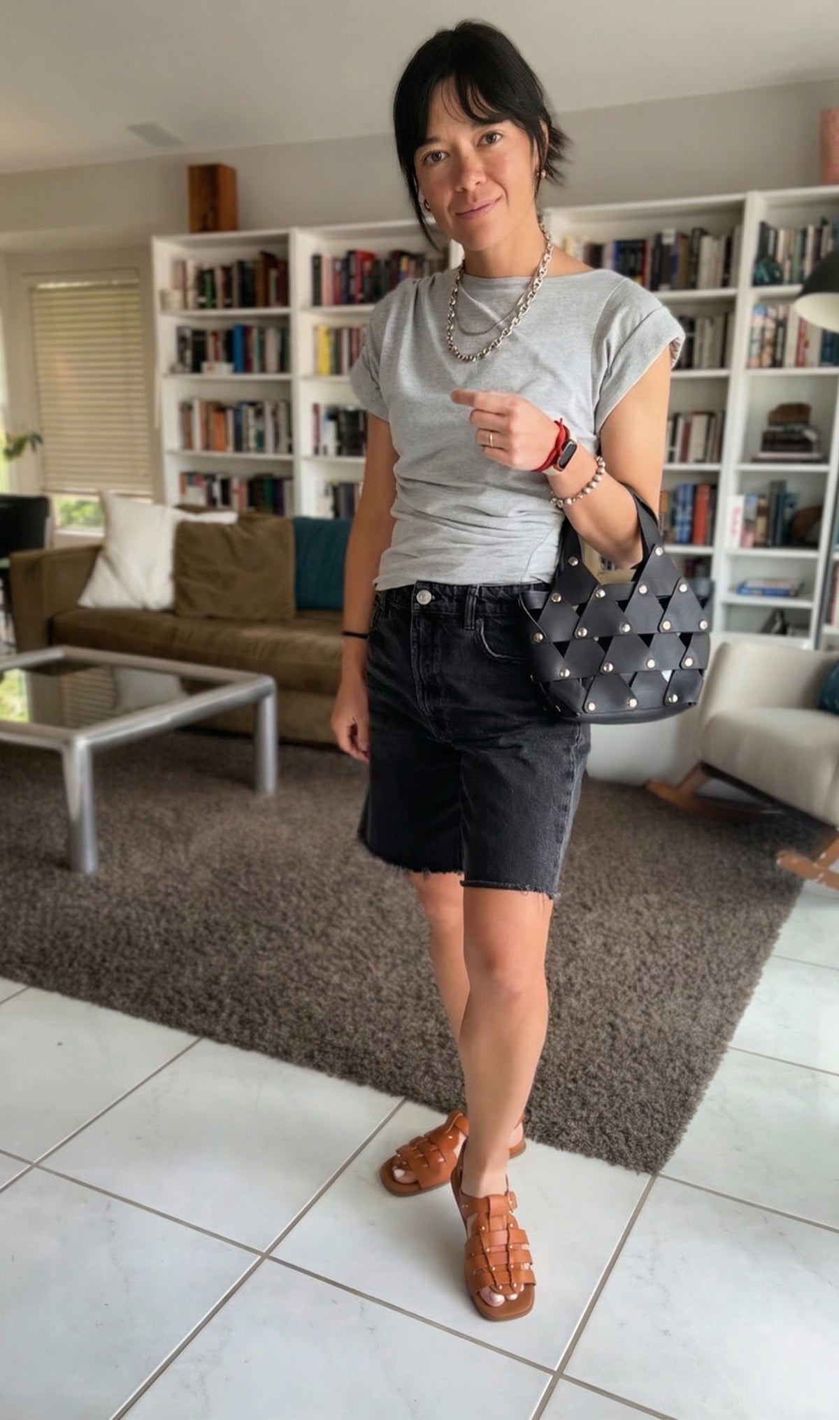 Lauren Bucquet wearing Lowmer
