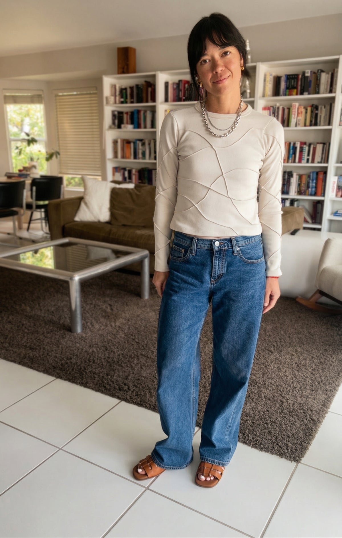 Lauren Bucquet wearing Lowmer
