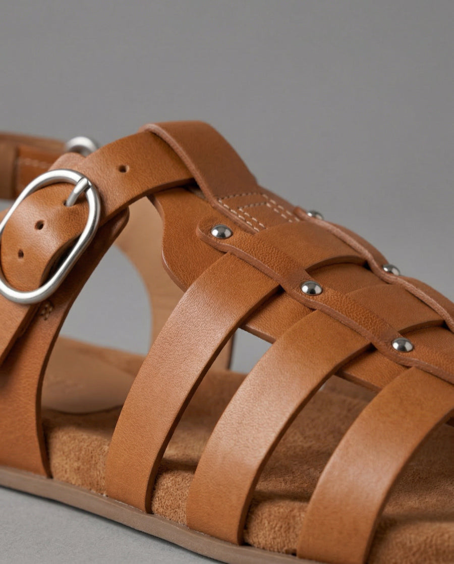 Flexible leather upper